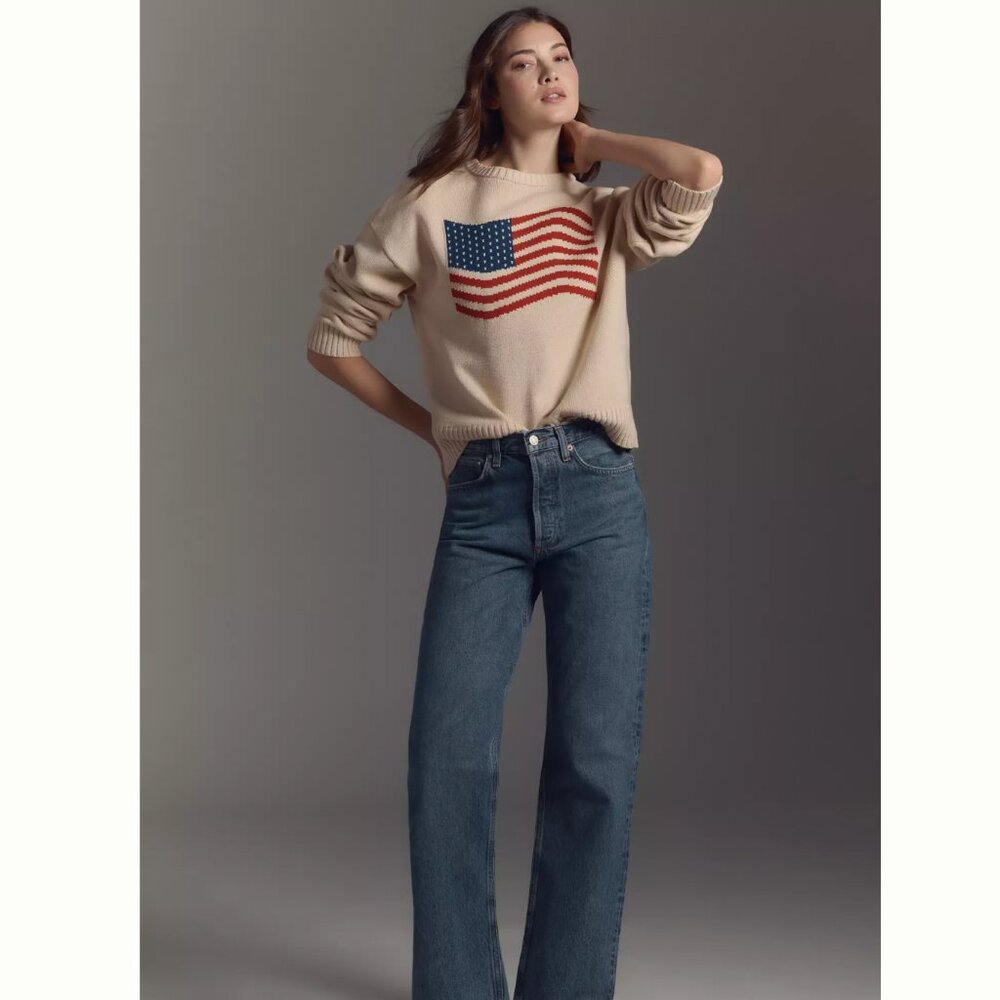 AGOLDE Kelly High-Rise Straight-Leg Jeans Essence Anthropologie 27